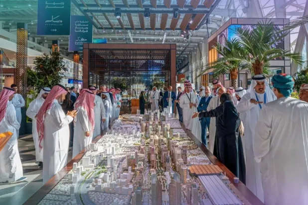 صورة محاكية لمشروع «مسار» الذي تقوم بتطويره شركة «أم القرى للتنمية والإعمار» (الشركة)