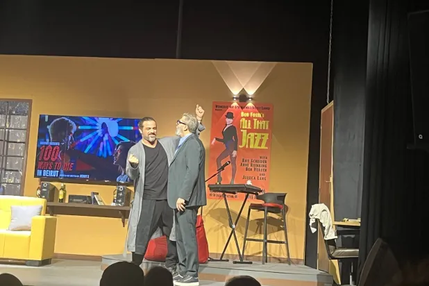 يقدم بطلا العمل قصة واقعية تتناول أزمة الإنتاج الدرامي المحلي (الشرق الأوسط)