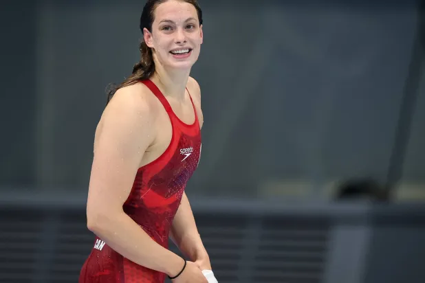 السباحة الكندية بيني أوليكسياك (أ.ب)