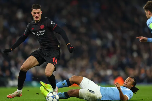 ليفركوزن يصعق مانشستر سيتي بهدفين وينهي سلسلة رائعة على أرضه (إ.ب.أ)