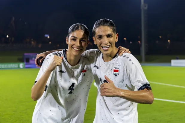 فرحة عراقية بالفوز على الإمارات (الشرق الأوسط)