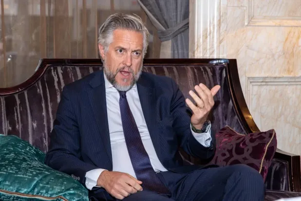 Patrick Simonnet, head of the EU Delegation to Yemen (Photo Credit: Saleh al-Ghannem)