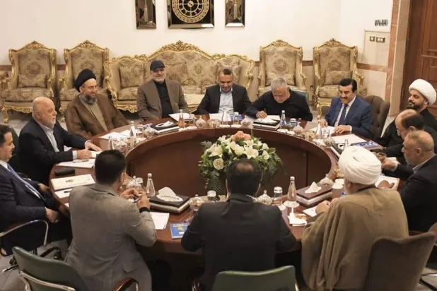 12 قائداً لأحزاب تحالف «الإطار التنسيقي» في العراق يعلنون «الكتلة الأكثر عدداً» (فيسبوك)