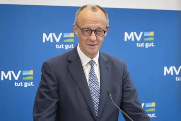 المستشار الألماني فريدريش ميرتس (د.ب.أ)