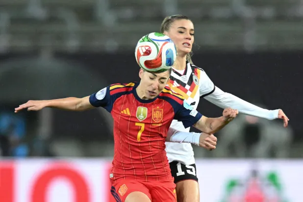 إسبانيا فرضت التعادل مع ألمانيا في دوري أمم السيدات (أ.ف.ب)