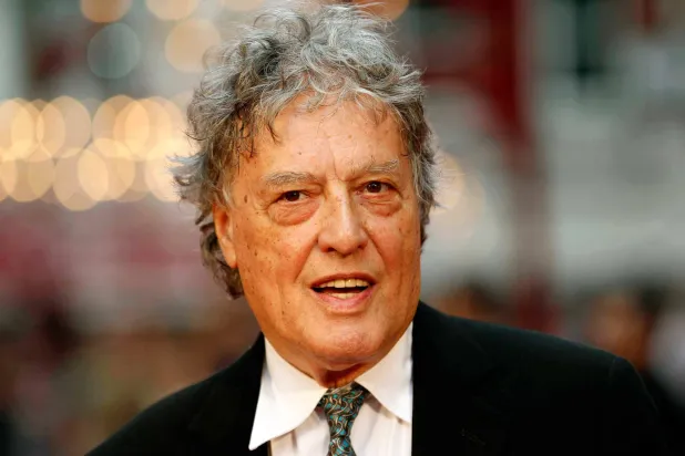 In this Sept. 4, 2012 file photo, British playwright Tom Stoppard poses as he arrives for the world premiere of "Anna Karenina," in London. (AP)
