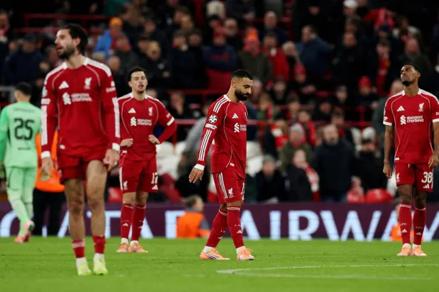 فريق ليفربول في موسم 2025 /2026 ...  9 هزائم في 12 مباراة (رويترز)