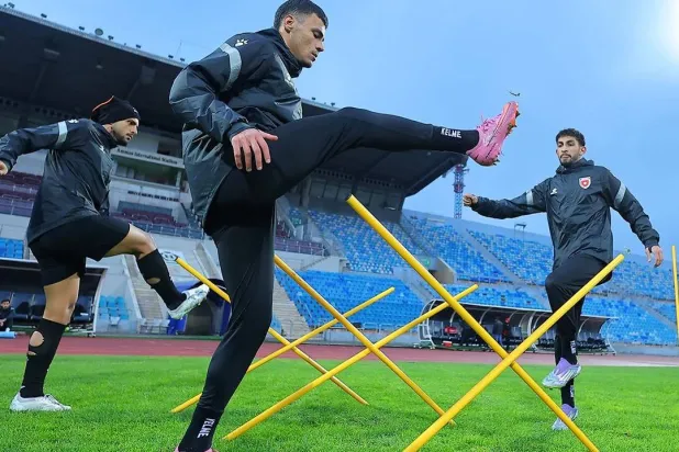 جانب من تحضيرات منتخب الأردن (الاتحاد الأردني)