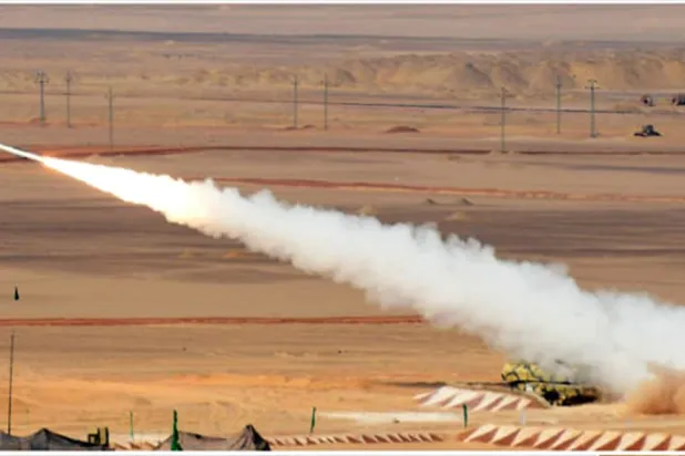 جانب من المرحلة الرئيسية للرماية الصاروخية لعناصر من قوات الدفاع الجوي   (المتحدث العسكري المصري)