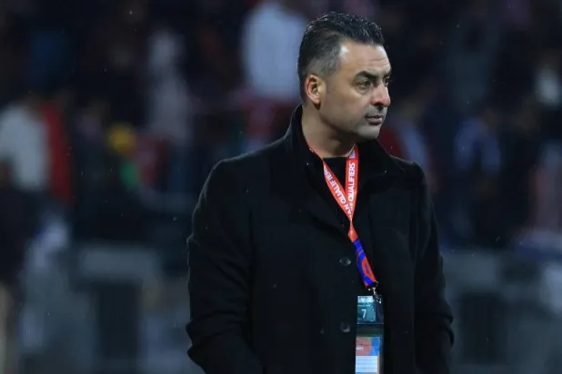 إيهاب أبو جزر مدرب المنتخب الفلسطيني (منتخب فلسطين)