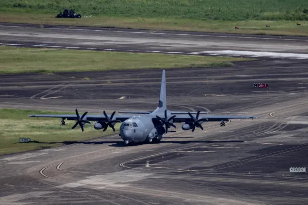 ABD ordusu, Ghostrider uçaklarından Porto Riko'ya da konuşlandırmıştı (Reuters)