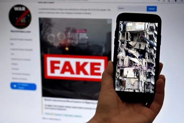 Fransa Dışişleri Bakanlığı, önceki aylarda dezenformasyonla mücadele kampanyası başlattı (AFP)