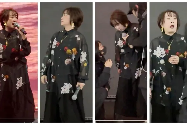 Maki Otsuki'nin şaşırıp kaldığı anlar kameralara yansıdı (Chosun)