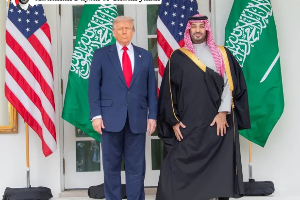 ABD Başkanı Donald Trump ve Suudi Arabistan Veliaht Prensi Muhammed bin Selman Beyaz Saray’da, 18 Kasım 2025 (SPA)
