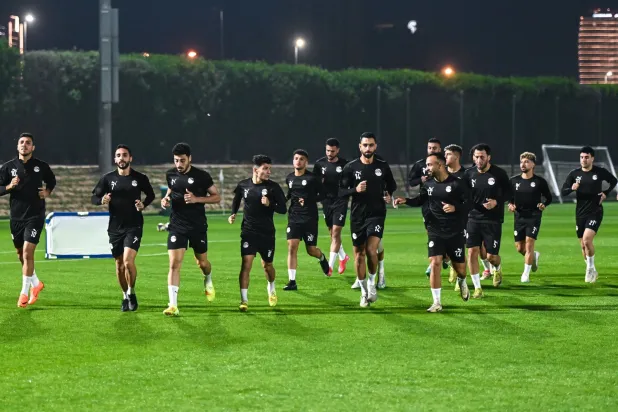 جانب من تدريبات منتخب مصر (الاتحاد المصري)