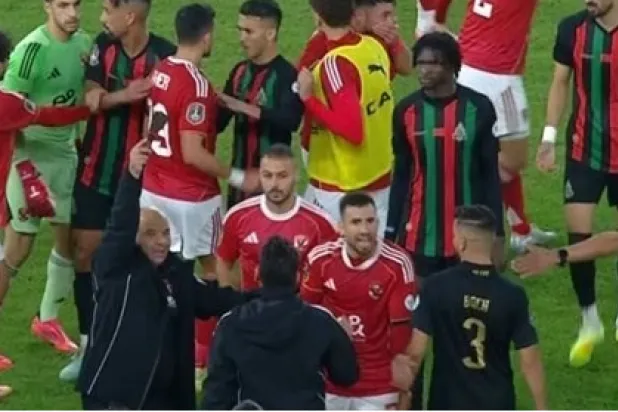 مباراة الجيش الملكي والأهلي شهدت أحداث شغب كثيرة (النادي الأهلي)