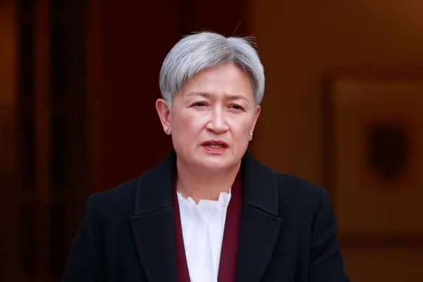  Australia’s Foreign Minister Penny Wong speaks during a press conference in Canberra on August 11, 2025. (AFP) 