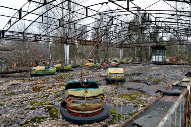 هناك نوع من العفن الأسود يعيش في موقع كارثة تشيرنوبل (إ.ب.أ)