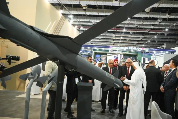 لقطة من فعاليات معرض «إيديكس 2025» الثلاثاء (الهيئة العربية للتصنيع)