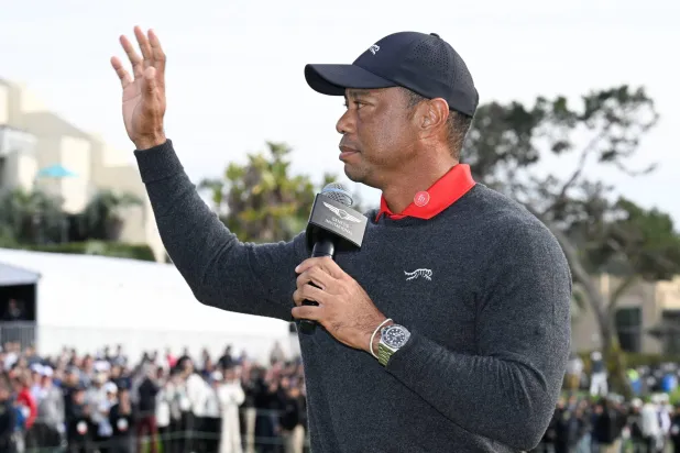 أسطورة الغولف الأميركي تايغر وودز (رويترز)