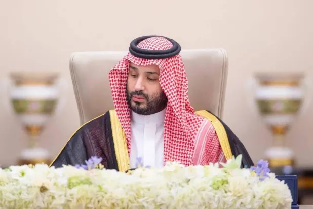 Crown Prince Mohammed bin Salman presiding over the Cabinet session in Dammam on Tuesday (SPA)