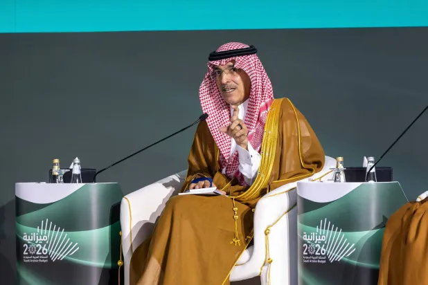 الجدعان يتحدث في ملتقى «الميزانية السعودية 2026» (الشرق الأوسط)