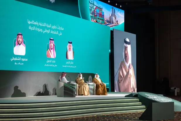 وزيرا «النقل» و«الإسكان» في «ملتقى الميزانية السعودية» (الملتقى)