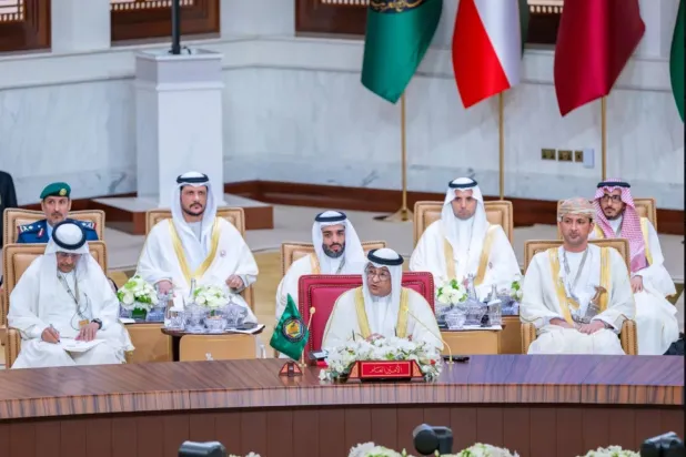 GCC Secretary General Jasem Albudaiwi addresses the 46th Session of the GCC Supreme Council in Manama on Wednesday. (KUNA)