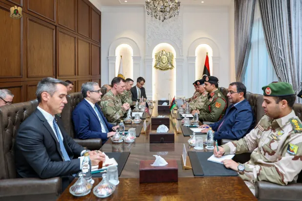 محادثات صدام حفتر وقائد «أفريكوم» (الجيش الوطني)