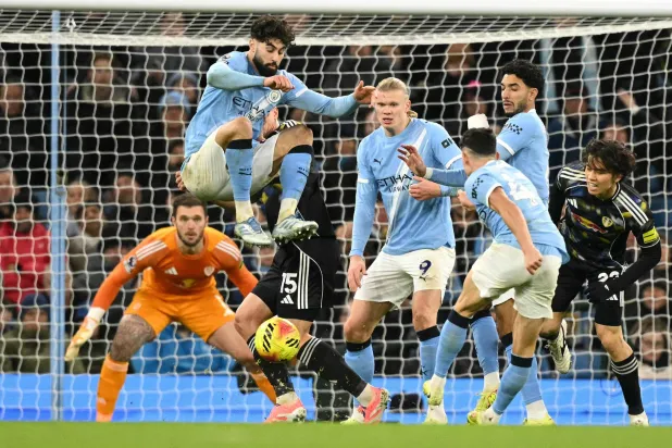 فودين وهدف فوز مانشستر سيتي على ليدز (أ.ف.ب)