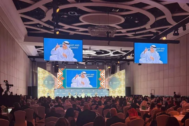 البديوي يتحدث في «قمة معهد ميلكن للشرق الأوسط وشمال أفريقيا» في أبوظبي (إكس)