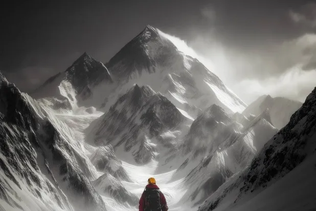 بوستر الوثائقي السعودي «سبع قمم» (الشرق الأوسط)