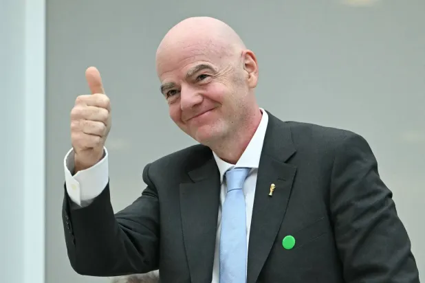 رئيس الاتحاد الدولي (الفيفا) جياني إنفانتينو (أ.ف.ب)