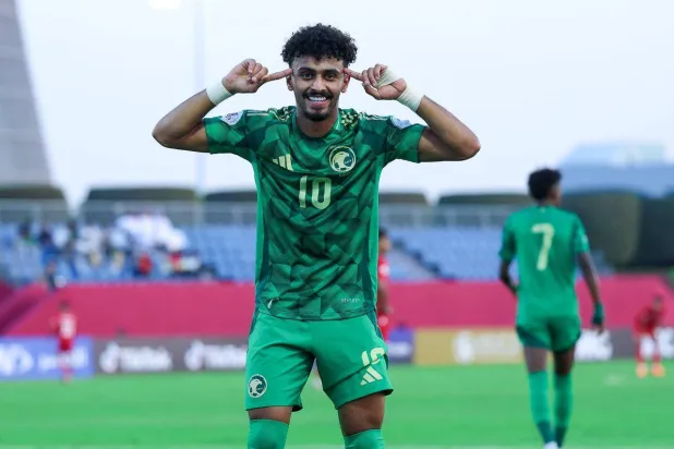 فرحة سعودية بالفوز الكبير على البحرين (الاتحاد السعودي)