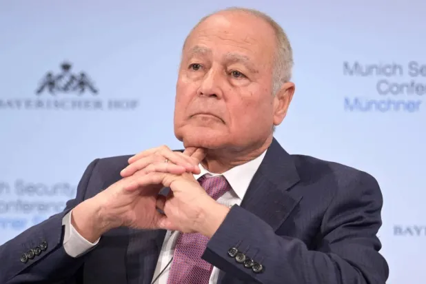 الأمين العام لجامعة الدول العربية أحمد أبو الغيط (د.ب.أ)