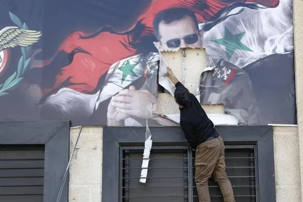 Bashar al-Assad was overthrown after 24 years in power. (EPA)