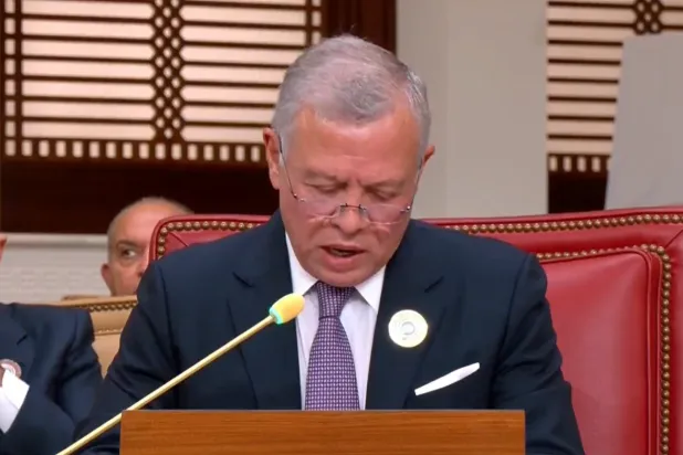 العاهل الأردني الملك عبد الله الثاني (الشرق الأوسط)