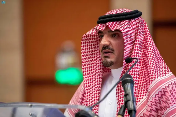 Saudi Minister of Interior and Chairman of the Board of the Supreme Authority for Industrial Security Prince Abdulaziz bin Saud bin Naif bin Abdulaziz. (SPA)