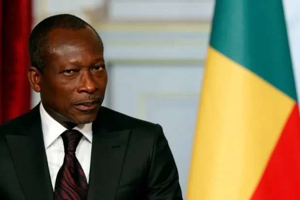 Benin Devlet Başkanı Patrice Talon, 26 Nisan 2016'da Paris'teki Elysee Sarayı'nı ziyaret etti (Reuters)
