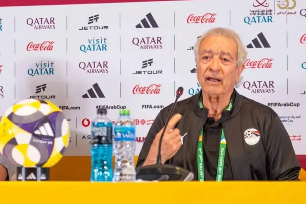 حلمي طولان مدرب منتخب مصر (كأس العرب)