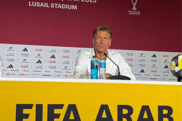 الفرنسي هيرفي رينارد مدرب منتخب السعودية (تصوير: فهد العيسى)