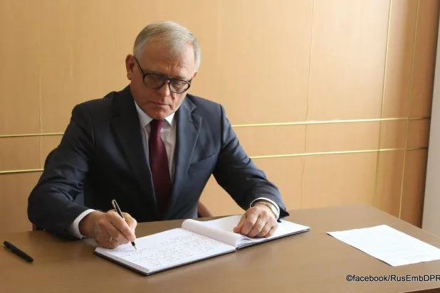 السفير الروسي لدى كوريا الشمالية ألكسندر ماتسيغورا (أرشيفية - صفحة السفارة الروسية على فيسبوك)