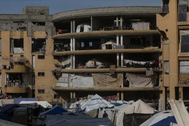 الحكومة البريطانية تعلن استضافة مؤتمر لإنشاء صندوق دولي للسلام من أجل إسرائيل وفلسطين (إ.ب.أ)

