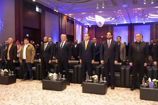 الدبيبة وتكالة خلال فعاليات اليوم العالمي لمكافحة الفساد (مجلس الدولة)