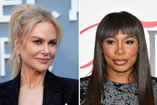  This combination of photos shows Nicole Kidman, left, and Venus Williams. (AP) 