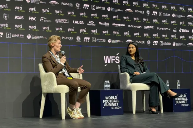 إيلين غلييسون (يسار) وفرخندة محتاج (يمين) (الشرق الأوسط)