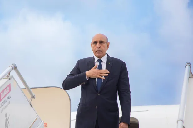 الرئيس الموريتاني محمد ولد الغزواني (أ.ف.ب)