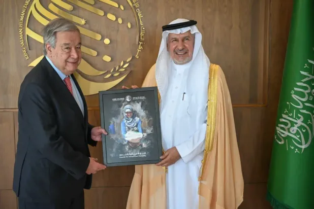 Al Rabeeah discussed with Guterres topics of mutual interest related to humanitarian and relief affairs  - SPA