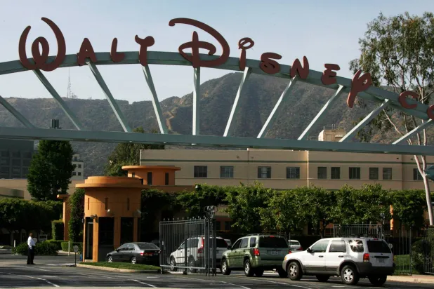 FILE PHOTO: The main gate of entertainment giant Walt Disney Co. is pictured in Burbank, California May 5, 2009. REUTERS/Fred Prouser