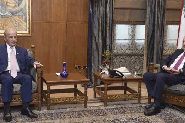 Lebanon Speaker Berri Receives United States Ambassador Michel Issa (Parliament)